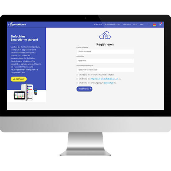 Kundenkonto erstellen